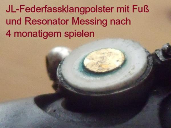 JL-Federfassklangpolster mit Fuß, Klarinettenpolster